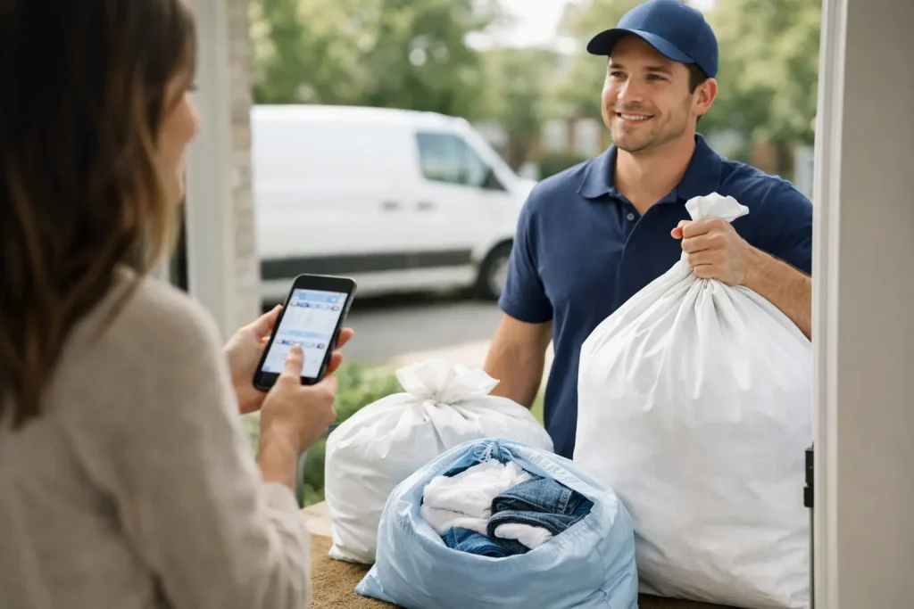 How to Schedule Laundry Pickup Without Extra Errands
